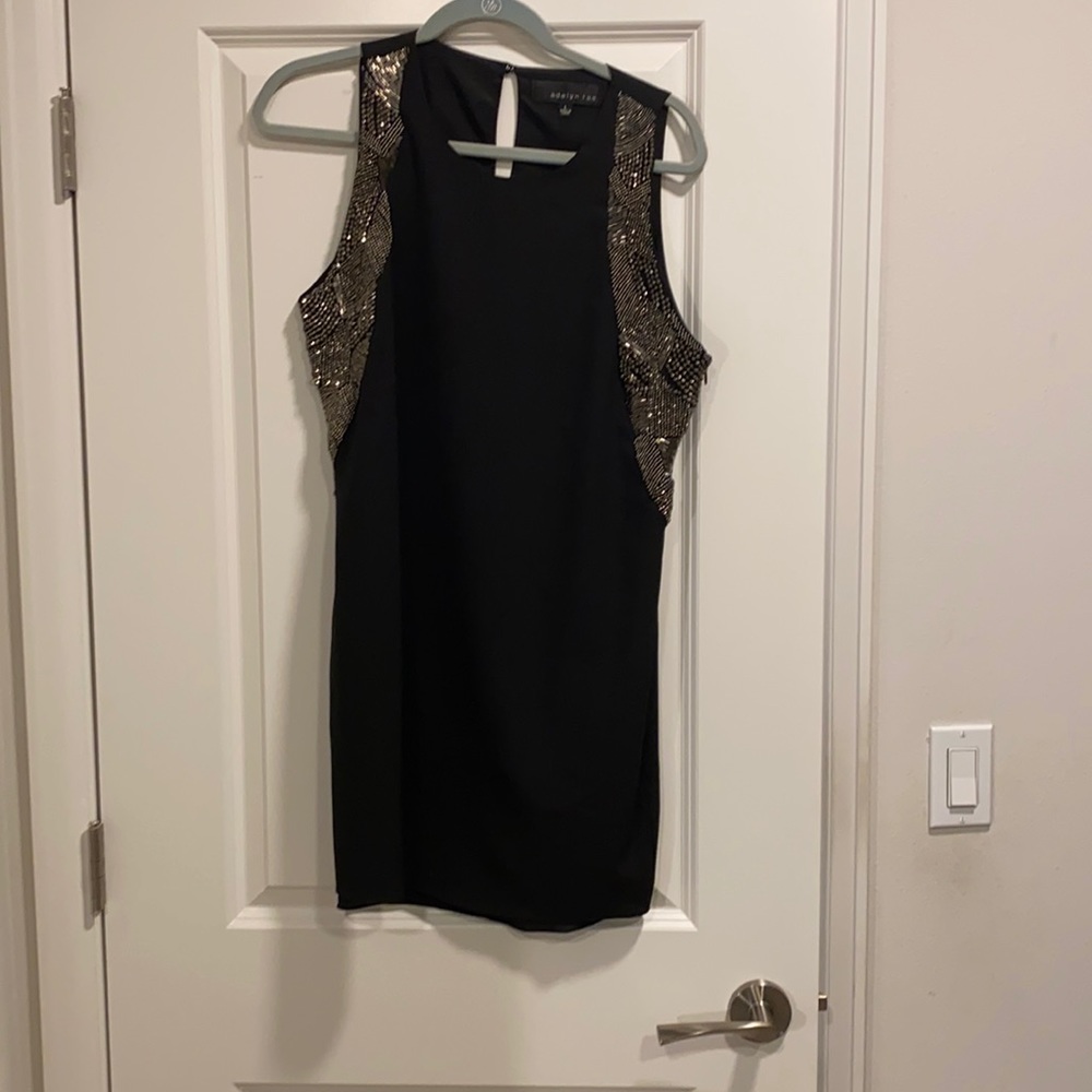 Little black dress with beautiful beading
